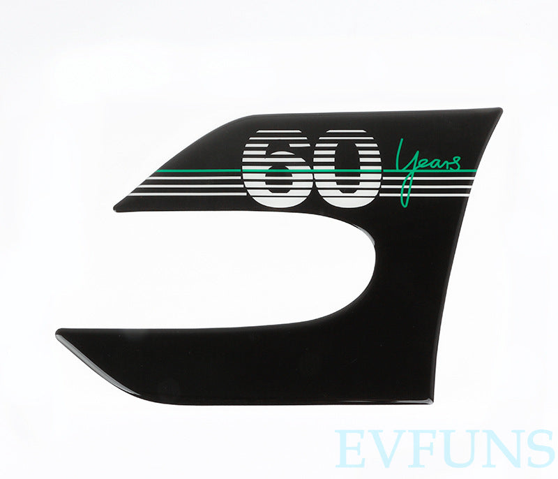 MINI Cooper 60th Anniversary Interior 3D Gel Sticker – F55/F56 Trim Decoration F55/F56 fender adhesive sticker Evfuns