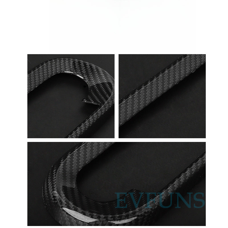 MINI ACEMAN J01 Center Console Knob Trim – Interior Decoration for 2024 Cooper EV Carbon fiber central control button