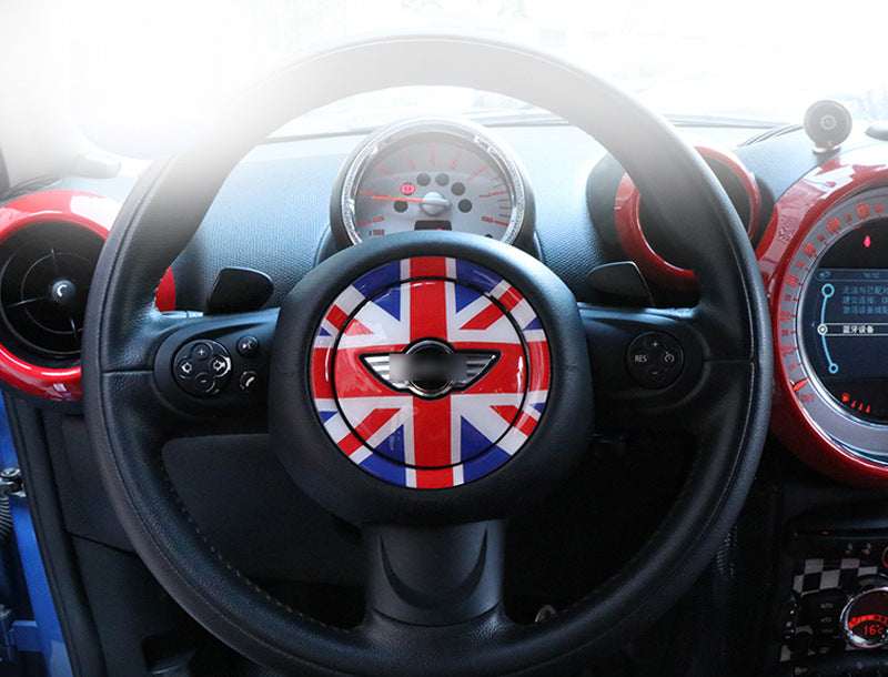 MINI Cooper R56 R60 Steering Wheel 3D Gel Sticker – Dome Emblem Decal Evfuns