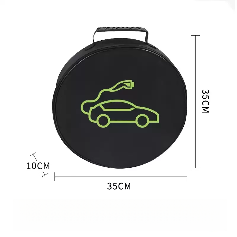Smart # 5 EV Charging Port Rain Cover | Waterproof Protector [Round Basic Style] Charging Gun Storage Bag [Car Logo]