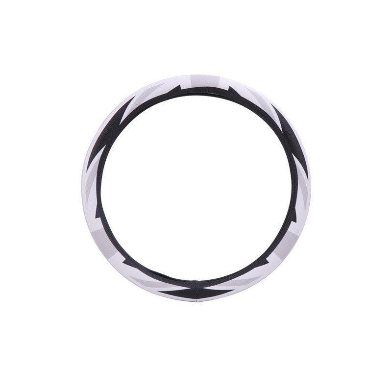 MINI Cooper Union Jack Steering Wheel Cover – For One / Countryman Gray White Union Flag Evfuns