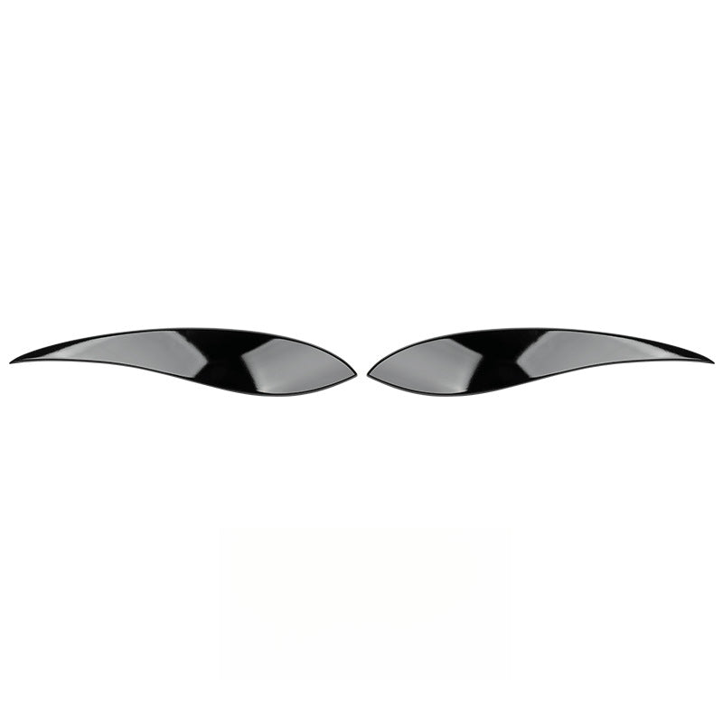 MINI F60 Headlight Eyelid Decoration Kit – Blacked-Out Double Eyelid Style Evfuns