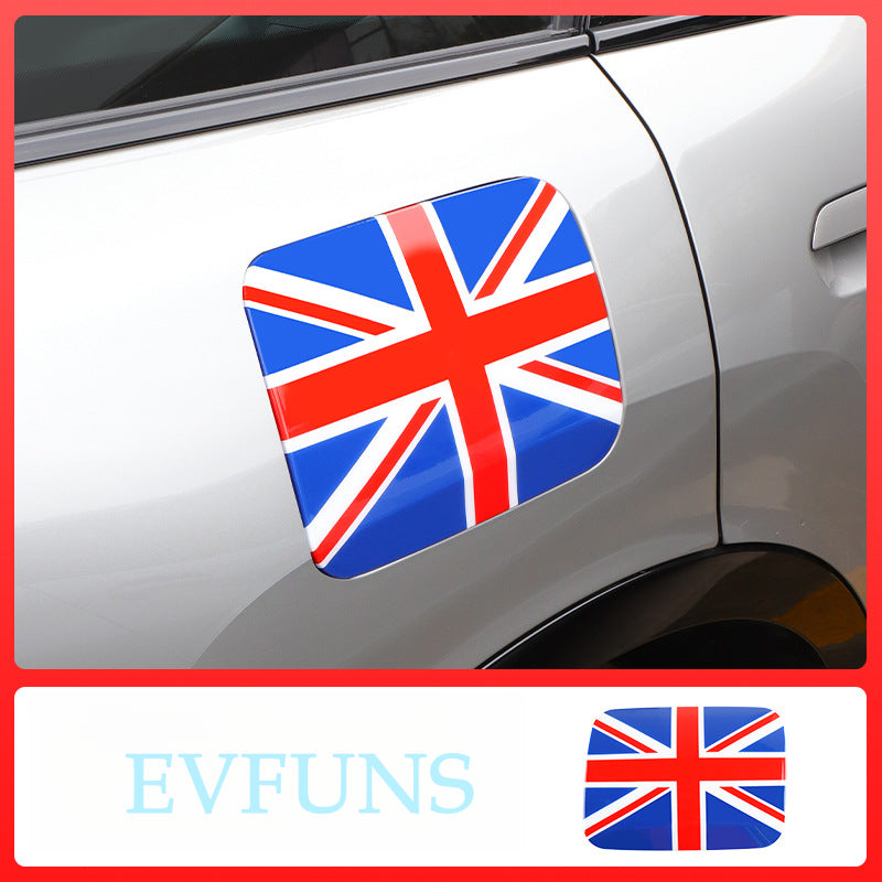 MINI JCW Countryman U25 Fuel Tank Cap Trim Cover – 2024 Upgrade Red and Blue Union Flag Evfuns