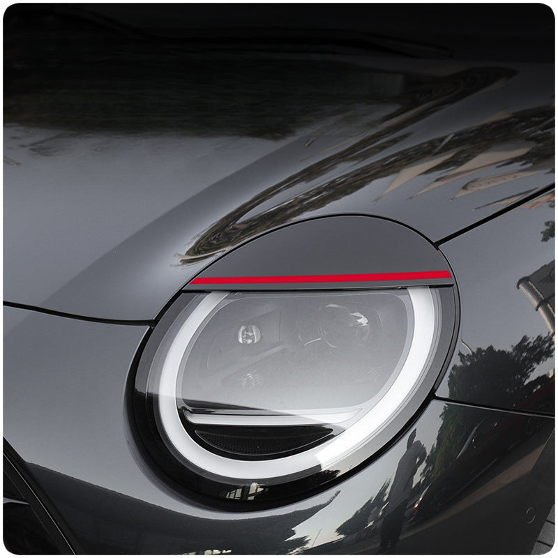 MINI J01 Electric Headlight Eyelid Trim – Black Dual-Layer Cover Evfuns