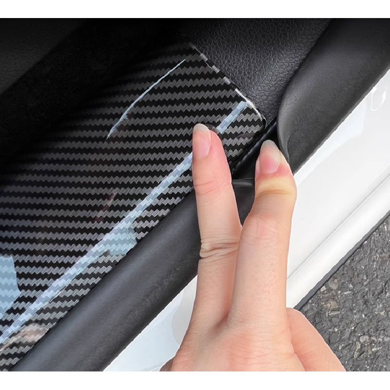 Car Door Sill Protectors – Carbon Fiber Style Anti For Smart #3