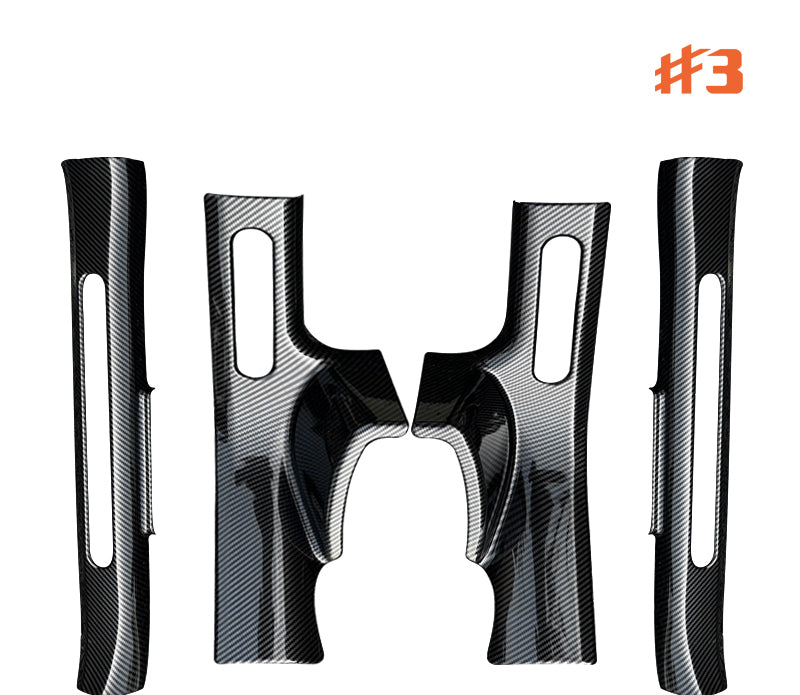 Car Door Sill Protectors – Carbon Fiber Style Anti For Smart #3