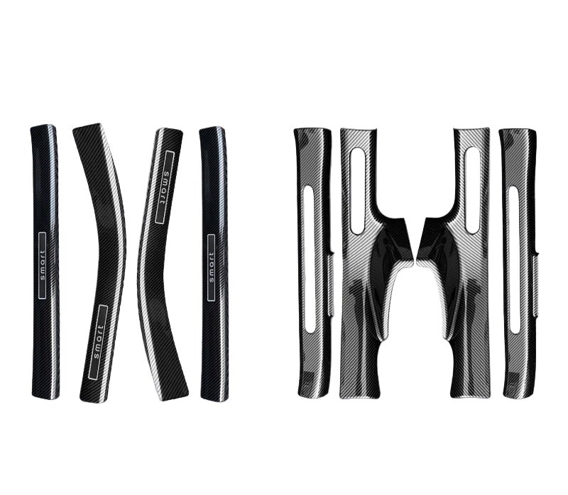 Car Door Sill Protectors – Carbon Fiber Style Anti For Smart #5