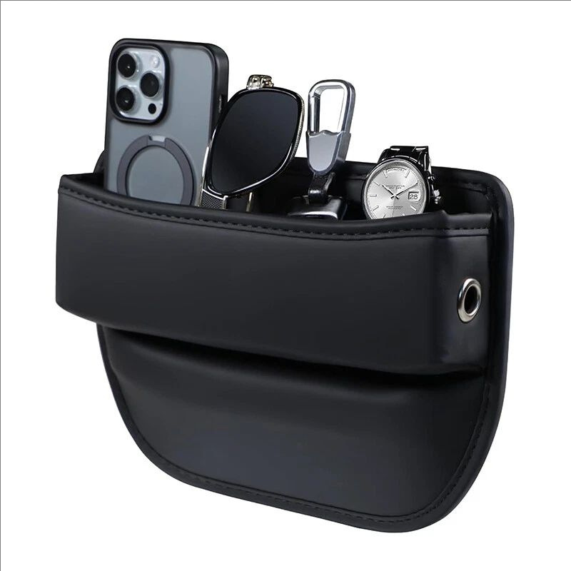 Car Seat Gap Storage Box – Premium Microfiber Leather Organizer