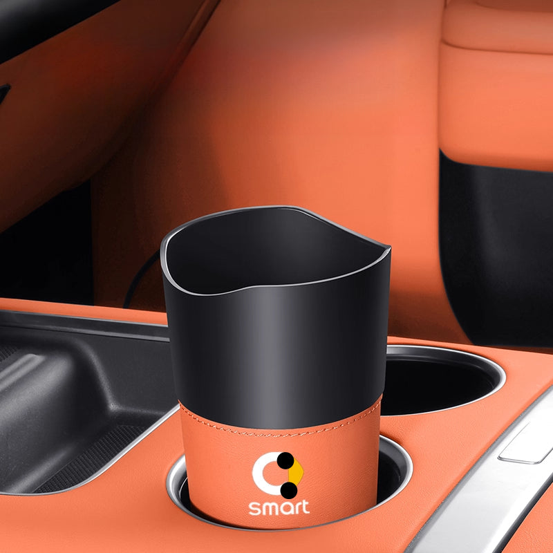 Car Trash Bin Umbrella Holder & Cup Organizer For Smart