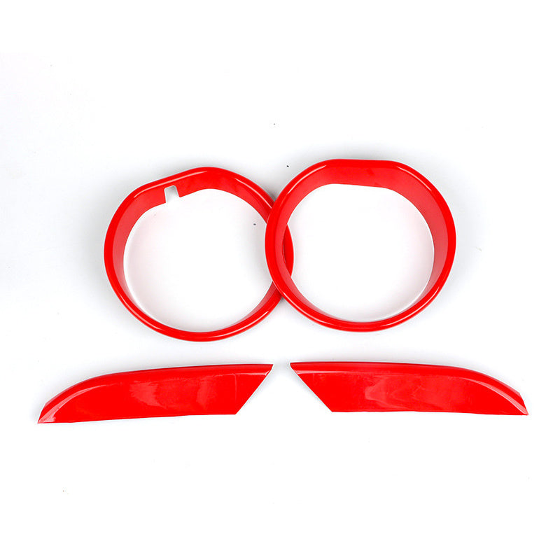 MINI Countryman F60 Fog Light Trim Cover Fog lamp decorative frame red model (set of four) Evfuns