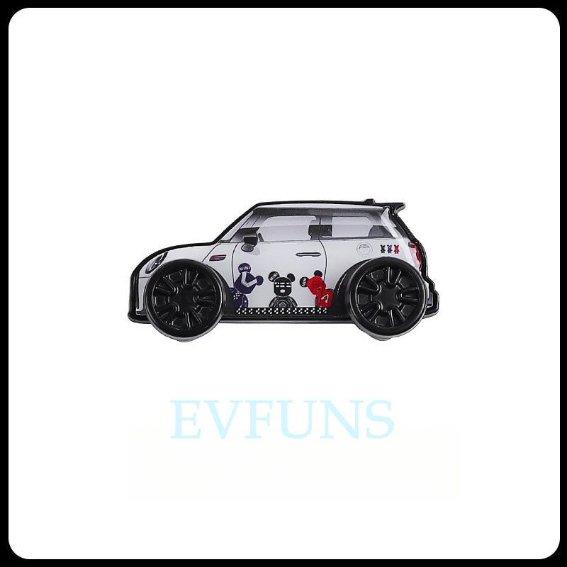 MINI Car Interior Hook with Miniature Model – Decorative & Functional MINI Car Hook [Violent Bear] Evfuns