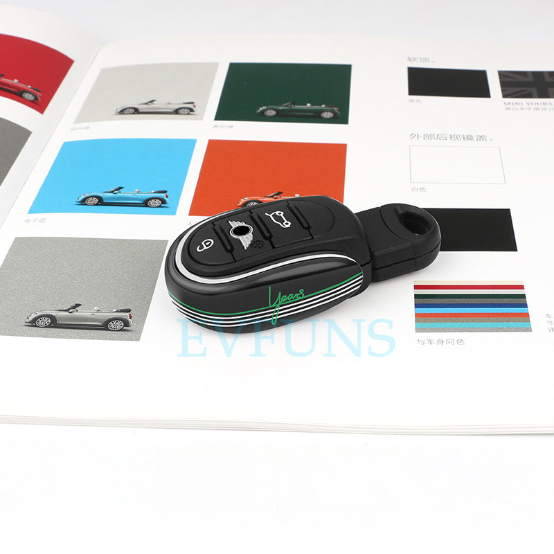 MINI Cooper Key Cover for F55 F56 F60 – Union Jack U-Shaped Key Shell Evfuns