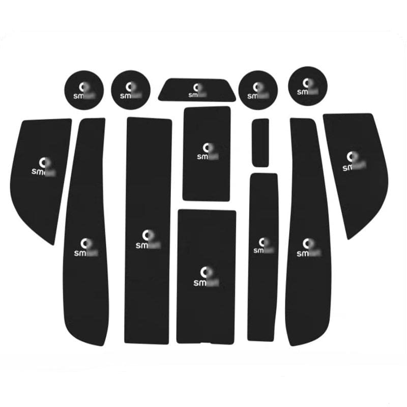 Center Armrest Pad for Smart #1 Full car mats-14Pcs / Black Evfuns
