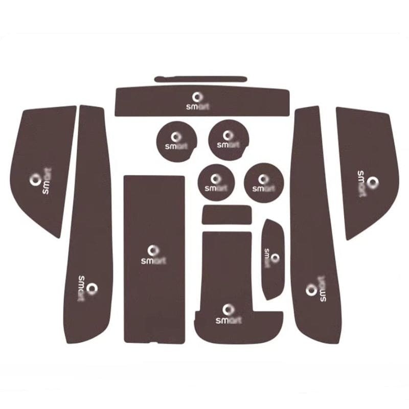 Center Armrest Pad for Smart #3 Full car mats-14Pcs / Brown Evfuns