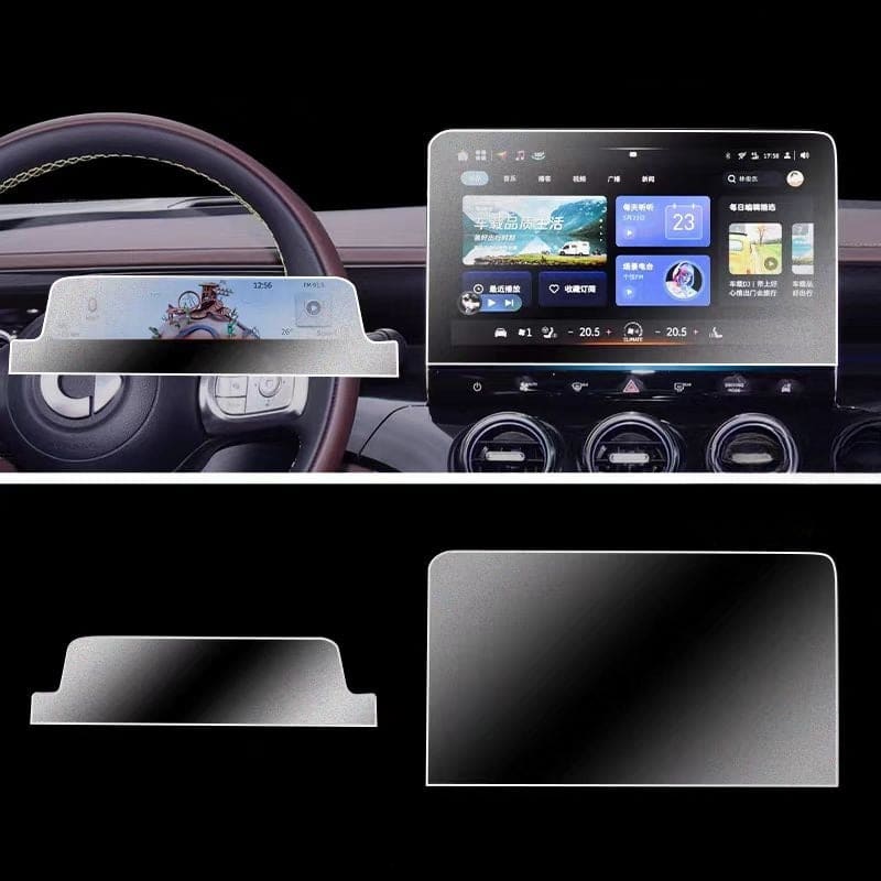 Center Control Tempered Film for Smart #3 Instrument panels + Central control Evfuns