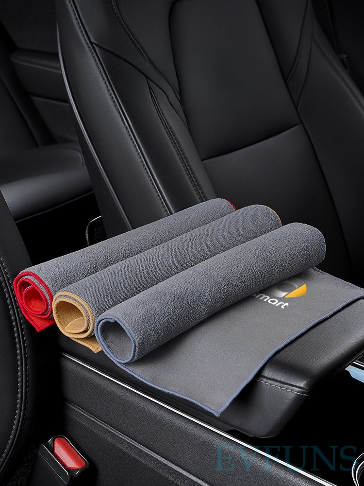 SMART Car Cleaning Towel – Microfiber Wash & Dry Cloth for Interior & Exterior Evfuns