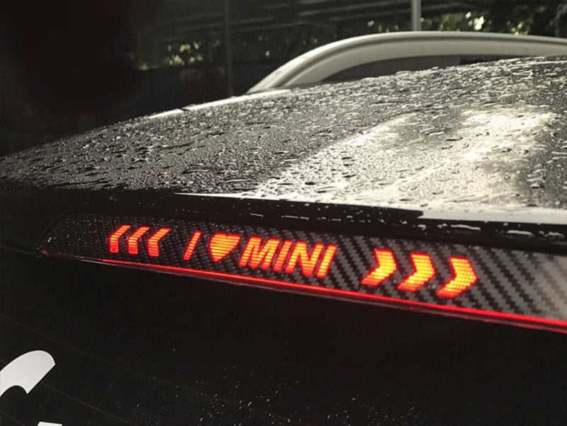 MINI Cooper High Brake Light Warning Sticker – Tail Lamp Decal Decoration Evfuns