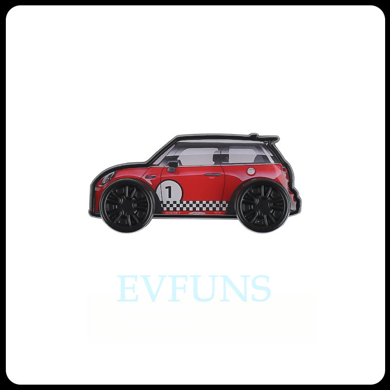 MINI Car Interior Hook with Miniature Model – Decorative & Functional MINI Car Hook [Track No. 1] Evfuns