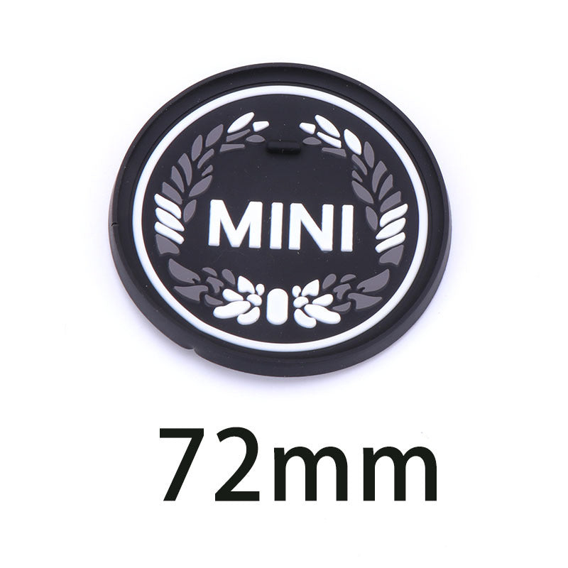 MINI Cooper F55 F56 F60 Cup Holder Anti-Slip Silicone Mat MINI standard model [72mm] Evfuns