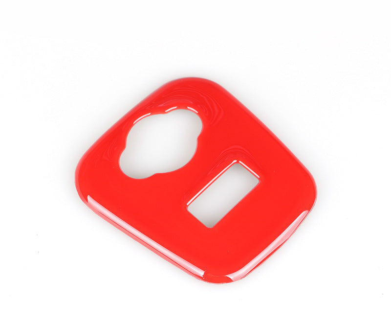 MINI Cooper F55/F56 USB Panel Trim – Cigarette Lighter Decor Sticker Special for F55/F56 (Red) Evfuns