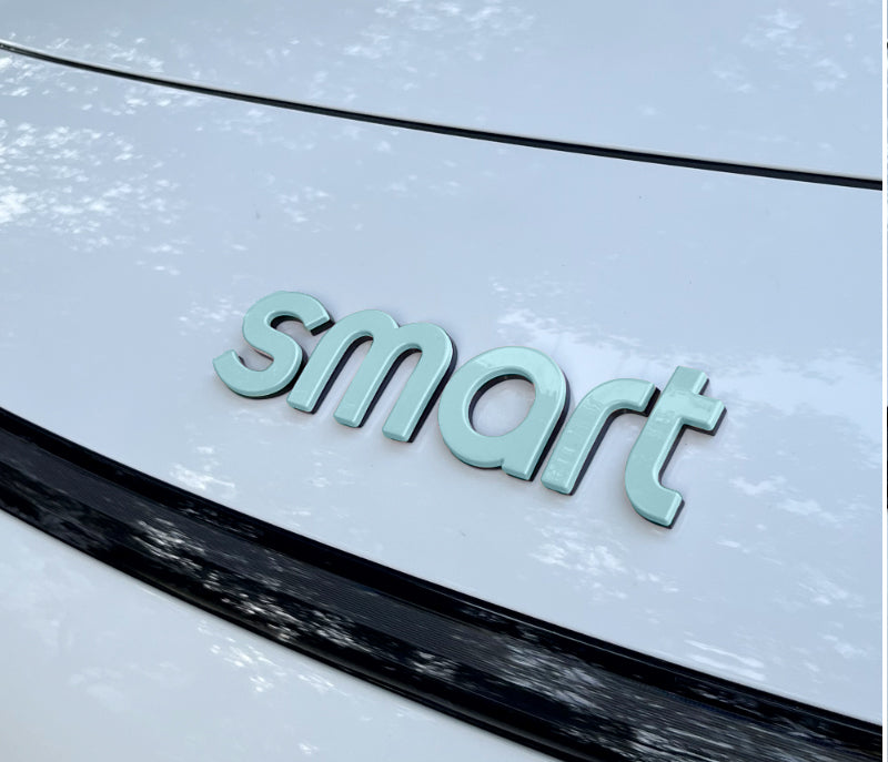 SMART Car Hood Letter Emblem & Badge Sticker – # 3/ # 1 / # 5Custom Body Decal Smart Machine Cover Letter Sticker
