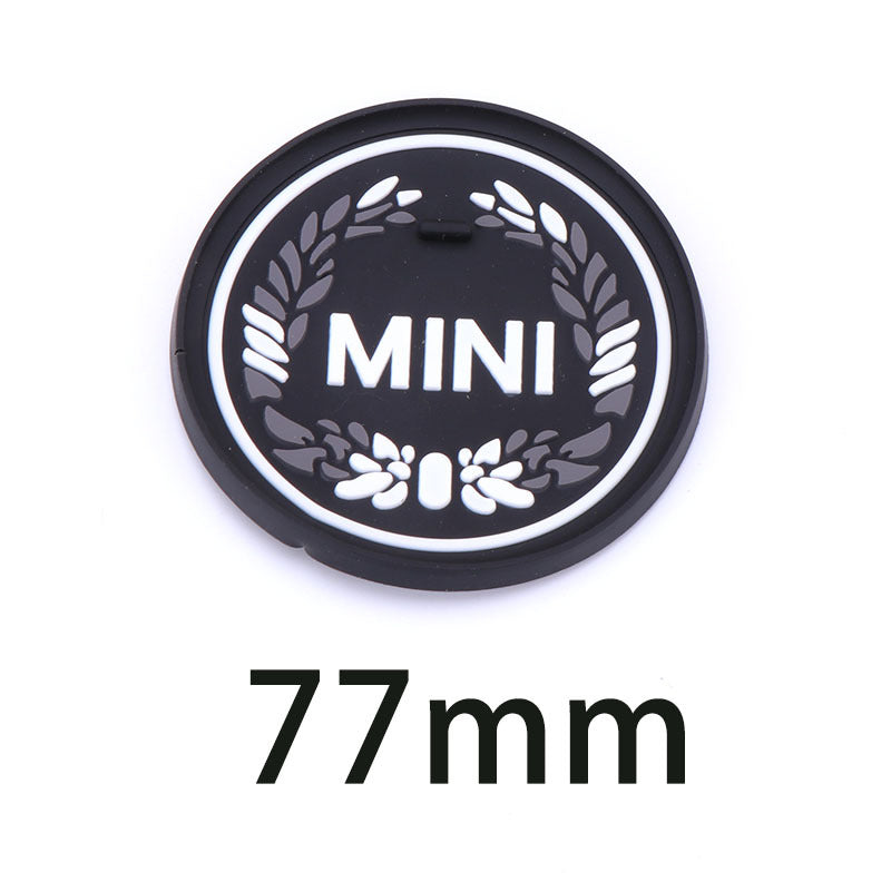 MINI Cooper F55 F56 F60 Cup Holder Anti-Slip Silicone Mat MINI standard model [77mm] Evfuns