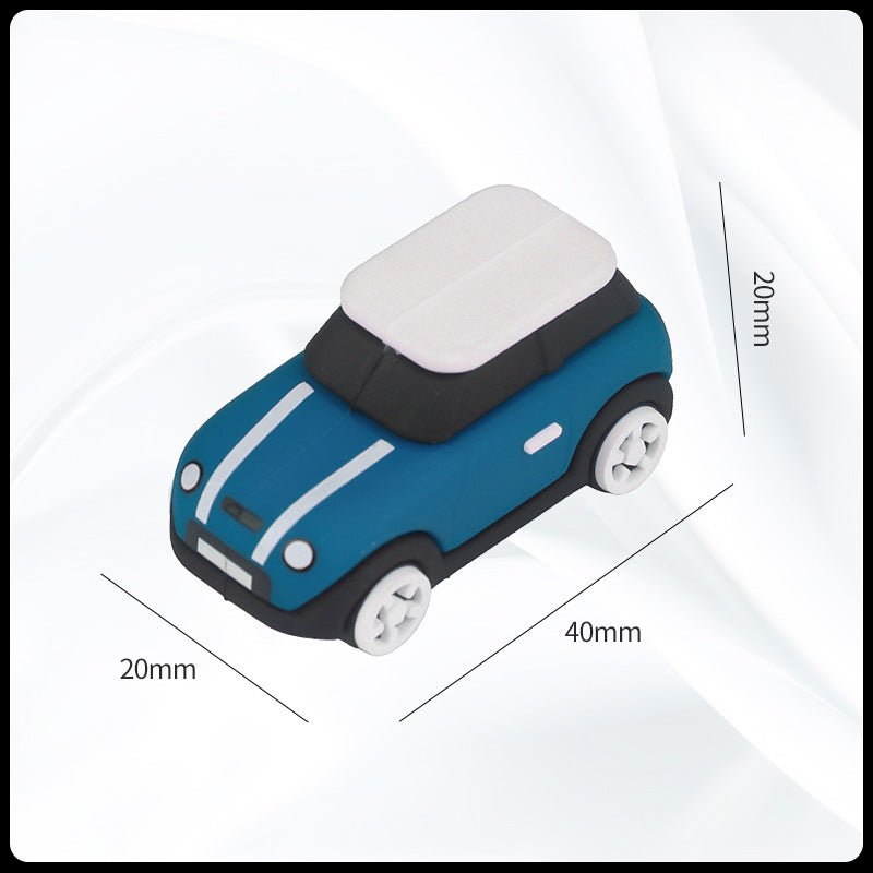 MINI Cooper Dashboard Silicone Ornament – Miniature Car Interior Decoration MINI Car Ornament [Blue] Evfuns