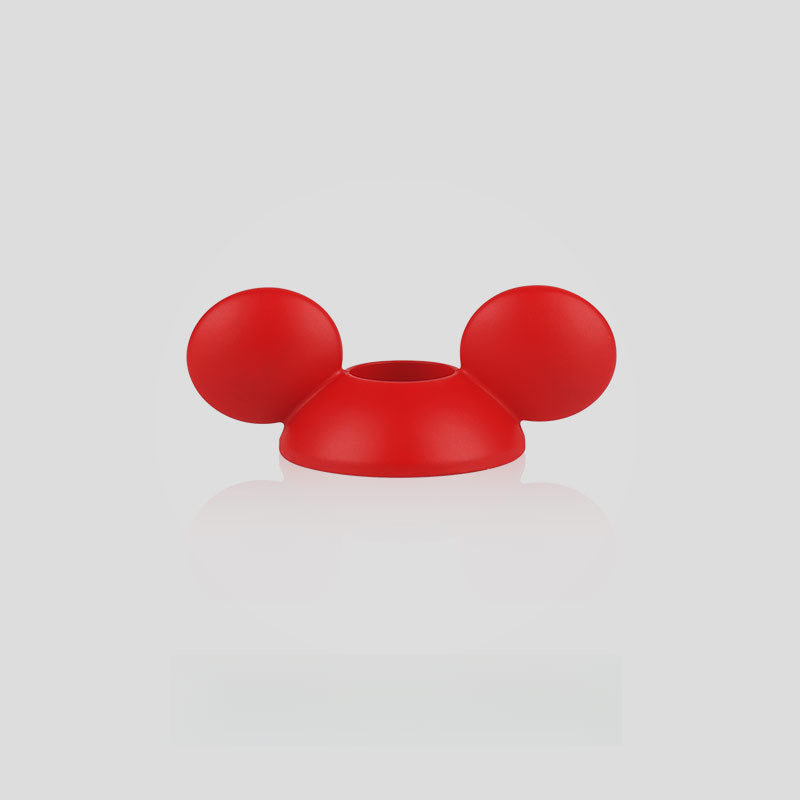 Mickey Style Door Handle Trim Ring for MINI Cooper / Countryman [Red Metal Style] One Pack Evfuns
