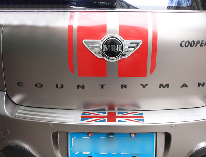 Mini Countryman Trunk Metal Sticker – Rear Tailgate Decorative Emblem Evfuns