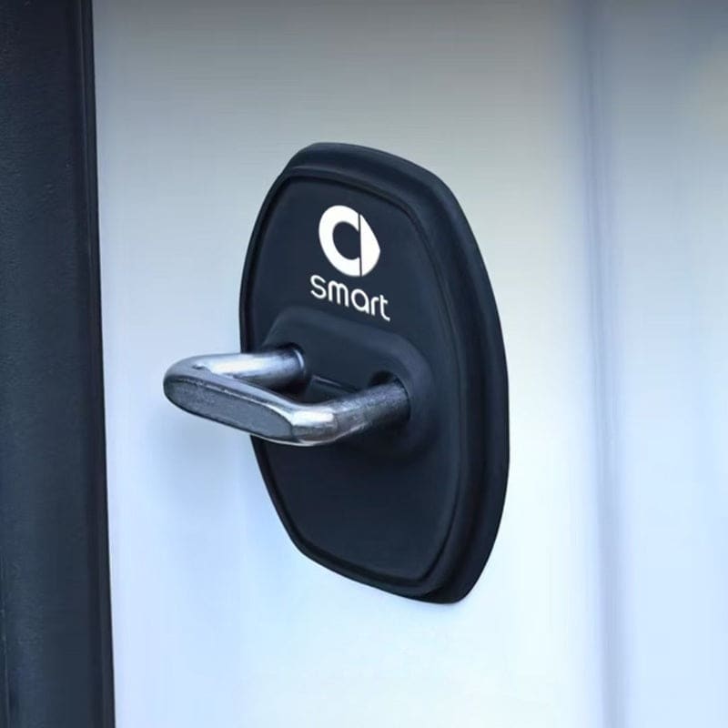 Door shock absorbing cushion for Smart Black-4pcs Evfuns