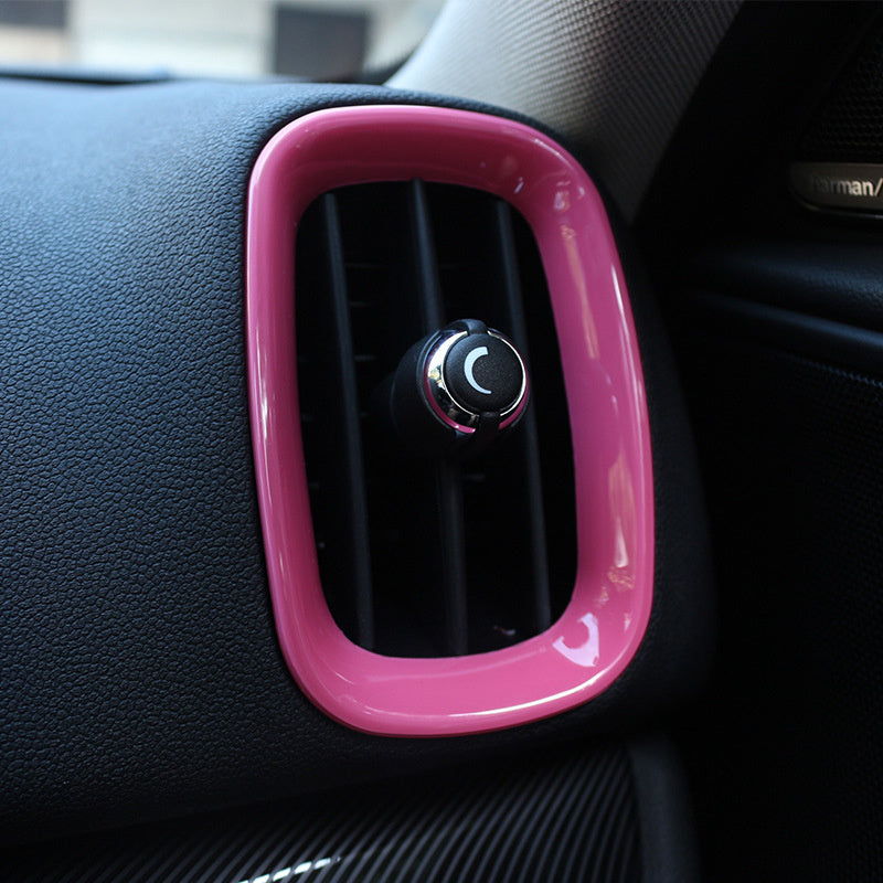 MINI Countryman F60 Dashboard Air Vent Trim Cover Pink Evfuns