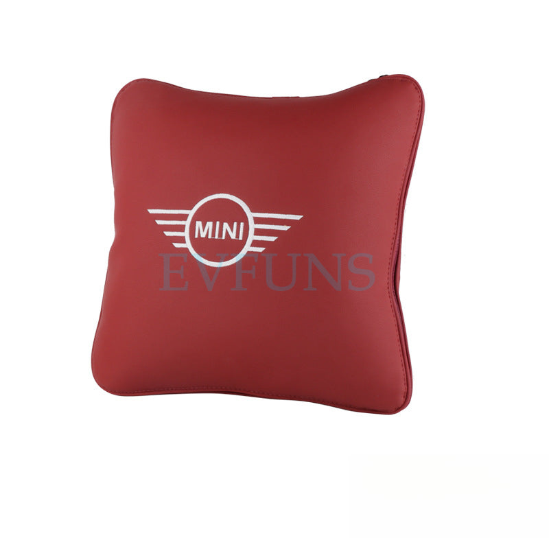 MINI Car Pillow Blanket 2-in-1 | Multifunctional Cushion & Quilt Red Style Evfuns