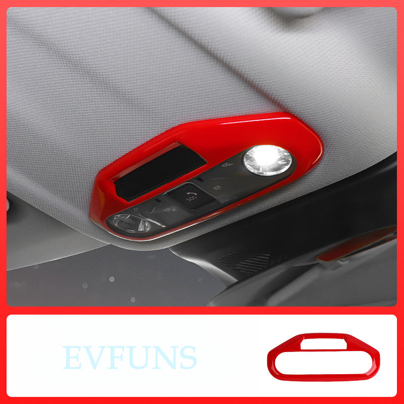MINI EV J01/J05 Interior Reading Light Trim Cover Front reading light - red Evfuns