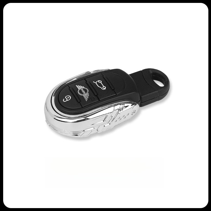 Premium Metal Key Case for MINI Cooper One mini metal key case [silver] Evfuns