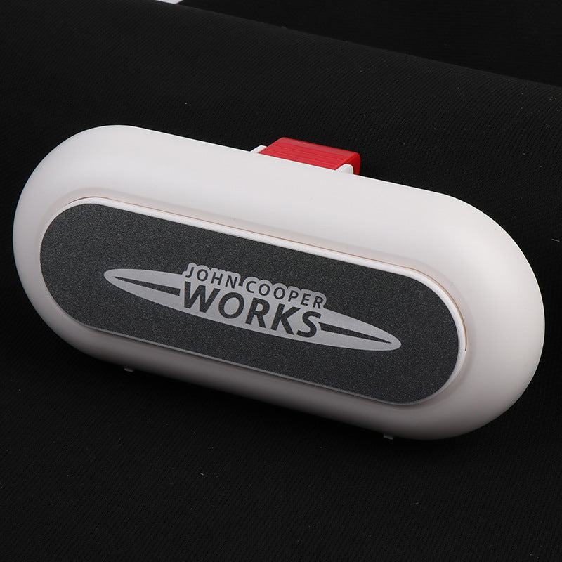 MINI Car Sunglasses Box JCW Glasses Case [White] Evfuns
