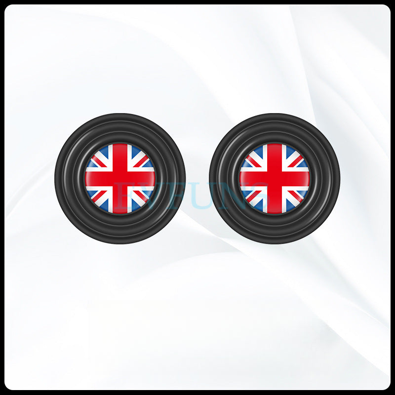 MINI Cooper Door Shock Absorber Pads Car Door Shock Absorbing Gasket [Redmi] Regular Model (Pair) Evfuns
