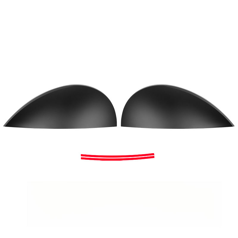 MINI F55/F56/F57/F54 Headlight Eyelid Trim Black (F55 F56 F57) Stickers Three-Color Stickers Evfuns