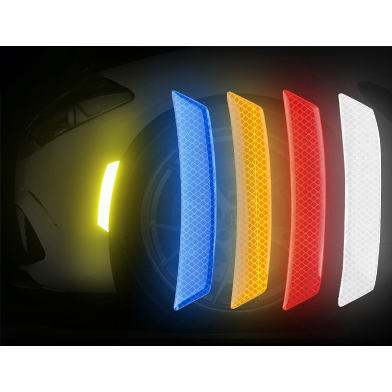 Car Wheel Arch Reflective Strips – Night Safety Warning Stickers (Glow-in-the-Dark) Evfuns