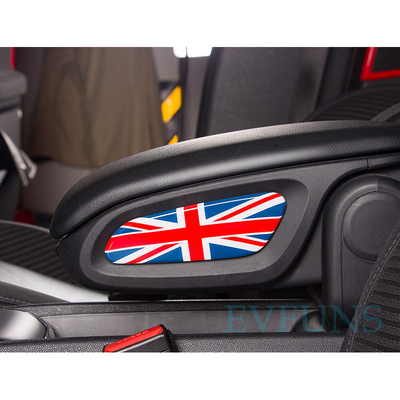 MINI COUNTRYMAN F60 Armrest Side Trim Cover – Interior Decoration Stickers (2PCS) Evfuns