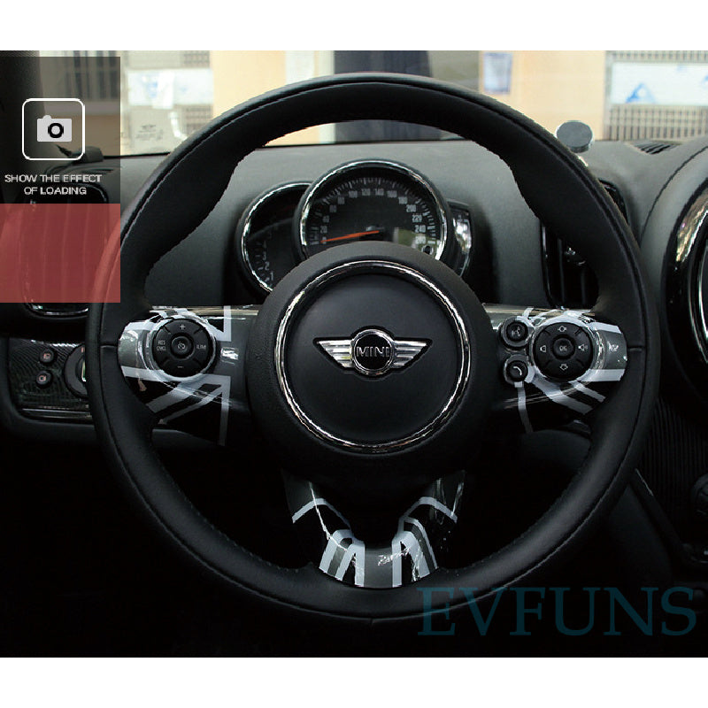 MINI Cooper F-Series Steering Wheel Trim Cover – F54/F55/F56/F60 Interior Styling Kit Evfuns