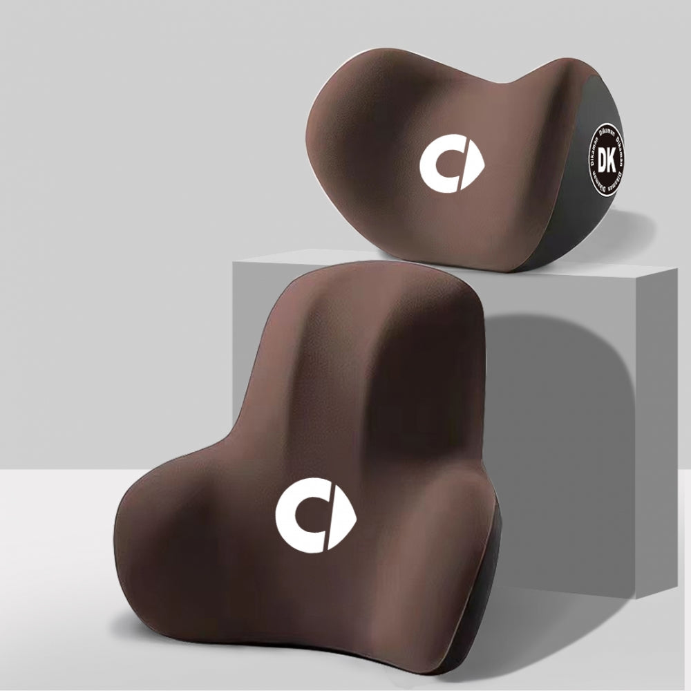 Smart # 1 # 3 # 5 Car Neck Pillow & Lumbar Support Cushion