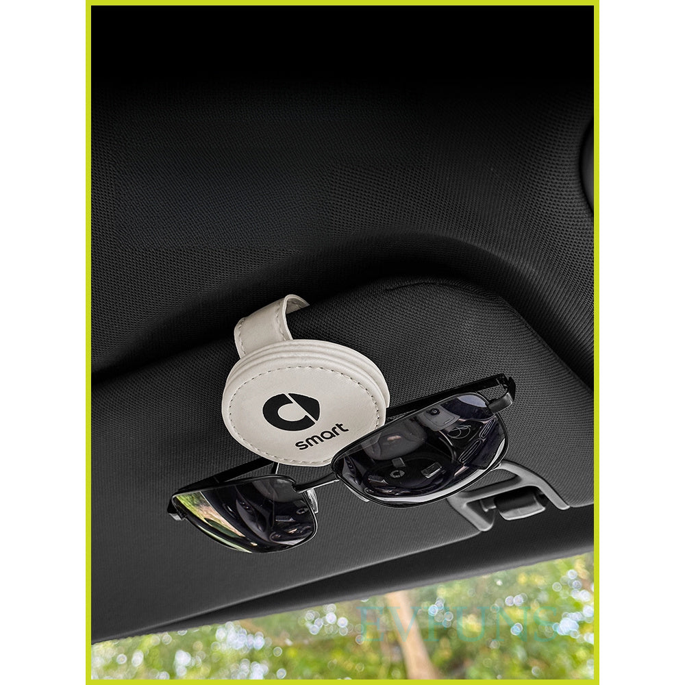 Smart Car Magnetic Sunglasses & Card Holder Clip | Custom Fit Accessories Evfuns