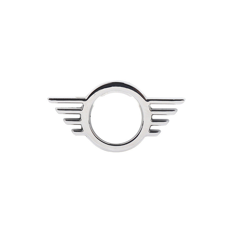 MINI Cooper Wing Handle Trim Sticker – Union Jack Metal Emblem Bright Silver Evfuns