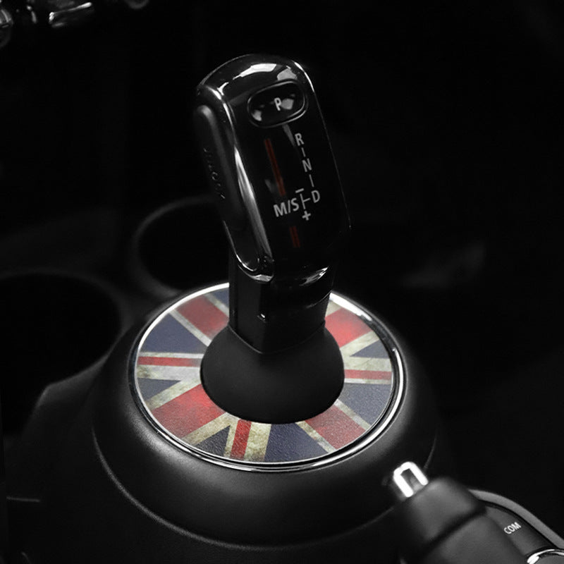 MINI Cooper Gear Shift Dust Cover – Interior Trim Protector 19-Now [Gear Dust Cover [Vintage Red Rice Style] Evfuns