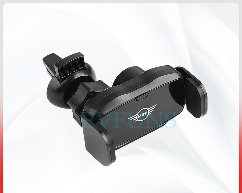 MINI Air Vent Phone Holder | Aluminum Alloy Car Mount Clip MINI logo Evfuns