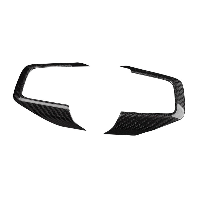 MINI ACEMAN J01 Carbon Fiber Steering Wheel Trim – 2024 Upgrade Carbon Fiber Steering Wheel Button Frame (Universal