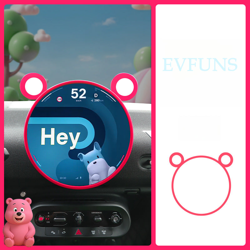 2024 Electric MINI COOPER Screen Protector – Central Display Cover Bear Evfuns