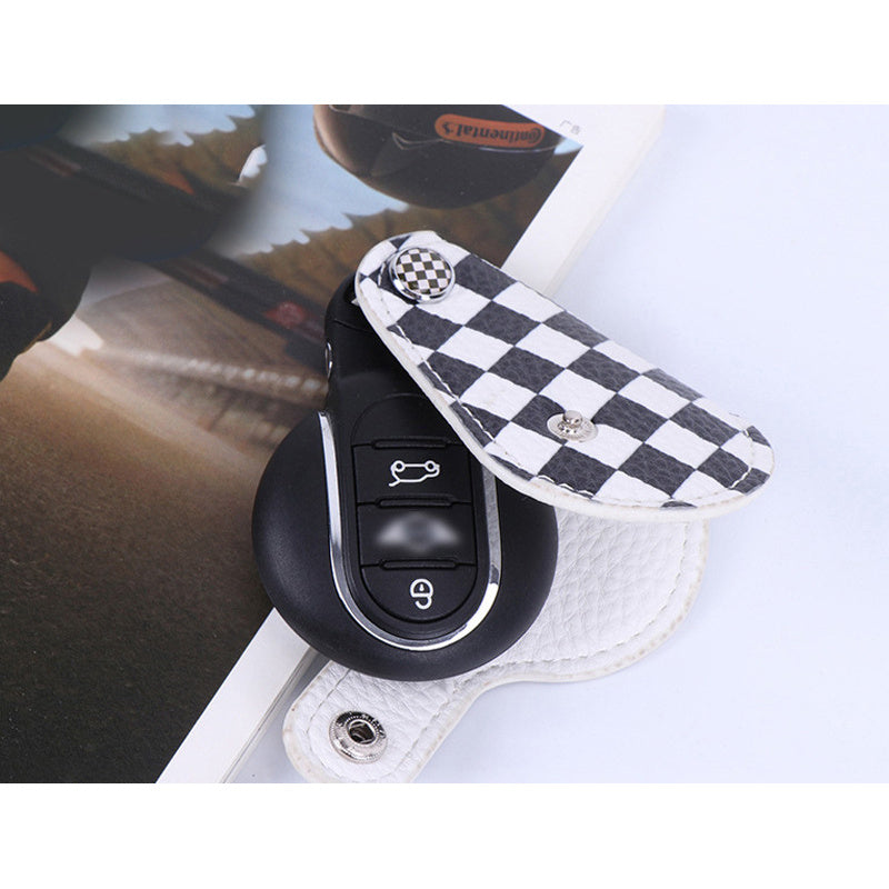 MINI Cooper / ONE / Countryman Key Case – Ultra-fiber Leather Protective Cover Redmi model Evfuns