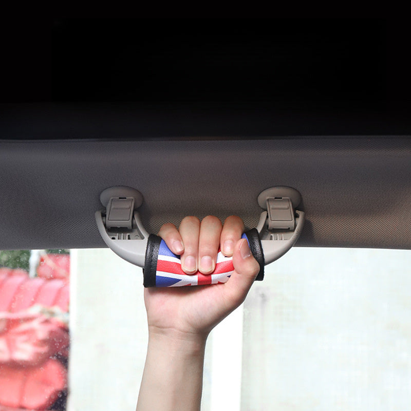 Leather Grab Handle Cover for MINI Cooper – Interior Door & Roof Protection Sleeve Evfuns