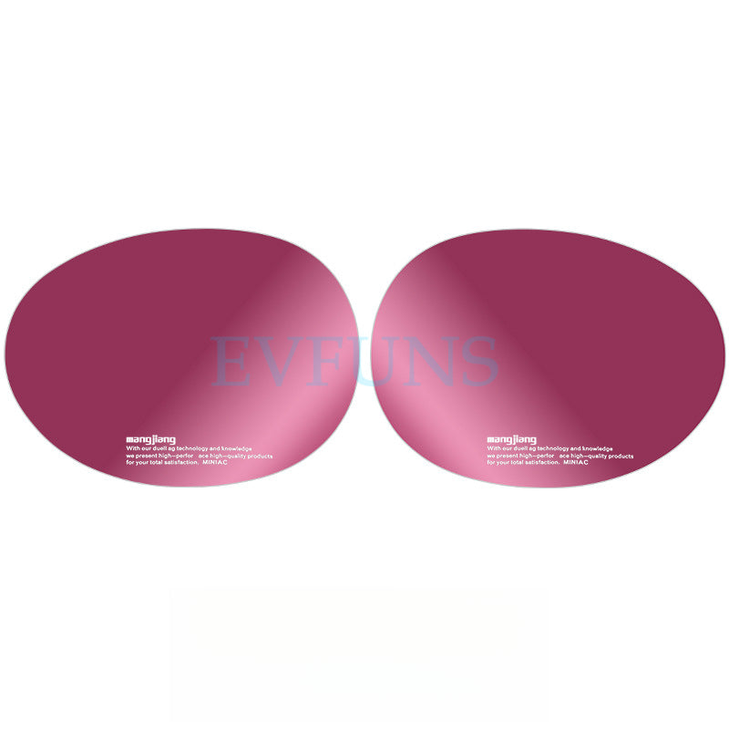MINI Rearview Mirror Film – Anti-Glare & Rainproof Protection R series ice purple Evfuns